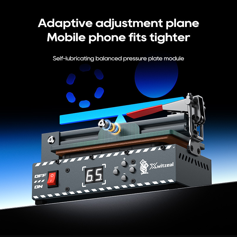 Xwitzeal SDBY Digital Display Screen Heating Holding Platform Fast and Regulation LCD Pressure Machine for iPhone Samsung LCD Repair