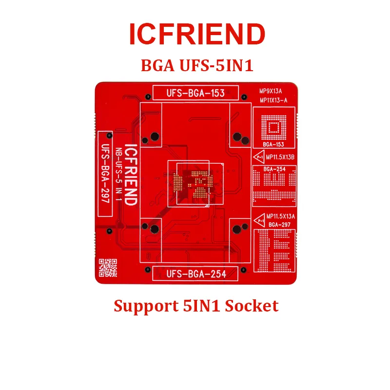 MIPITESTER / F64 Adapter with ISP and NB UFS 5 IN 1 (BGA 254 /153 /297)