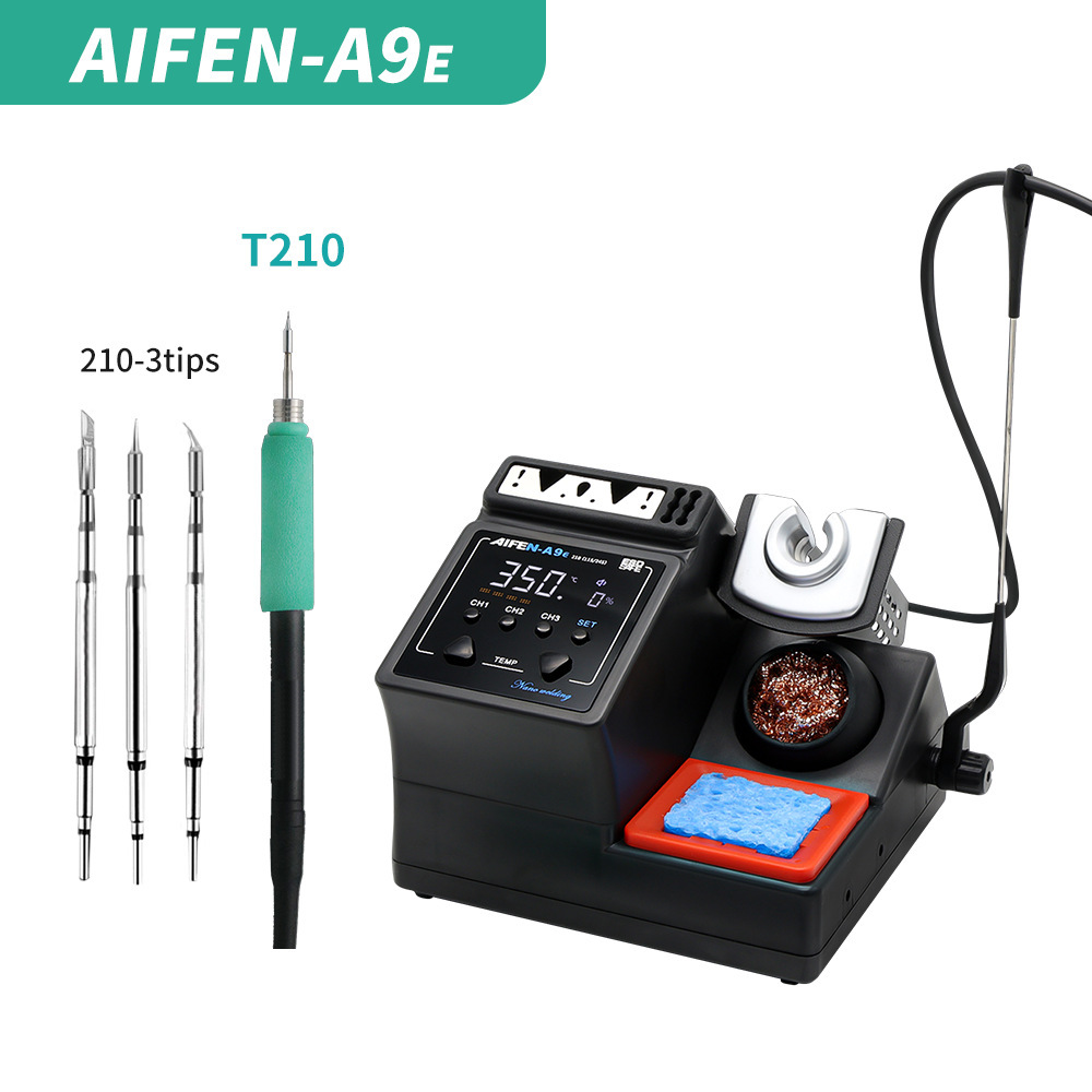 AIFEN A9E 120W Solder Iron Station Compatible with T115/T210/T245 Handle
