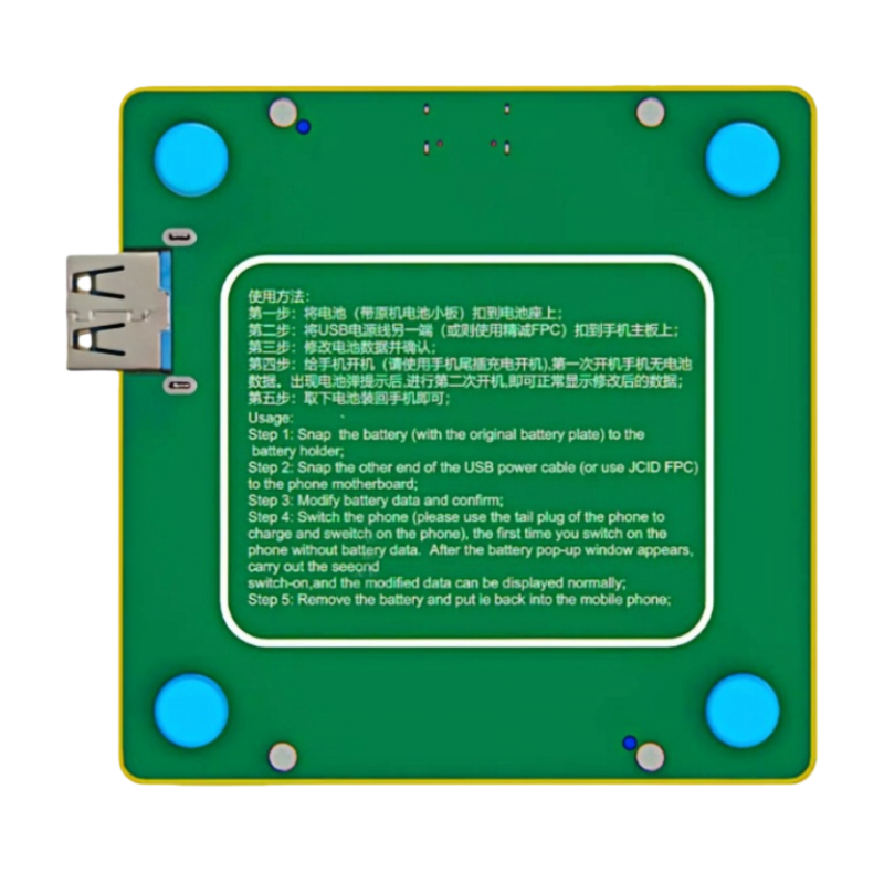 JC Q1 Battery Health Quick Repair Board for iPhone 11-15PM Series Battery Health Data Cycle Modify