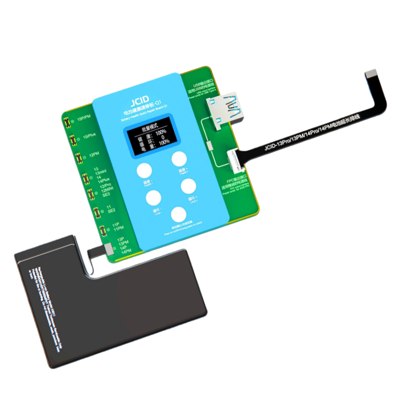 JC Q1 Battery Health Quick Repair Board for iPhone 11-15PM Series Battery Health Data Cycle Modify