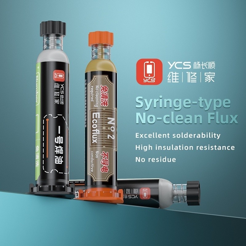 YCS No.1 Solder Flux Halogen-Free No Cleaning White Soldering Flux for Micro Welding Work Electronics Repair