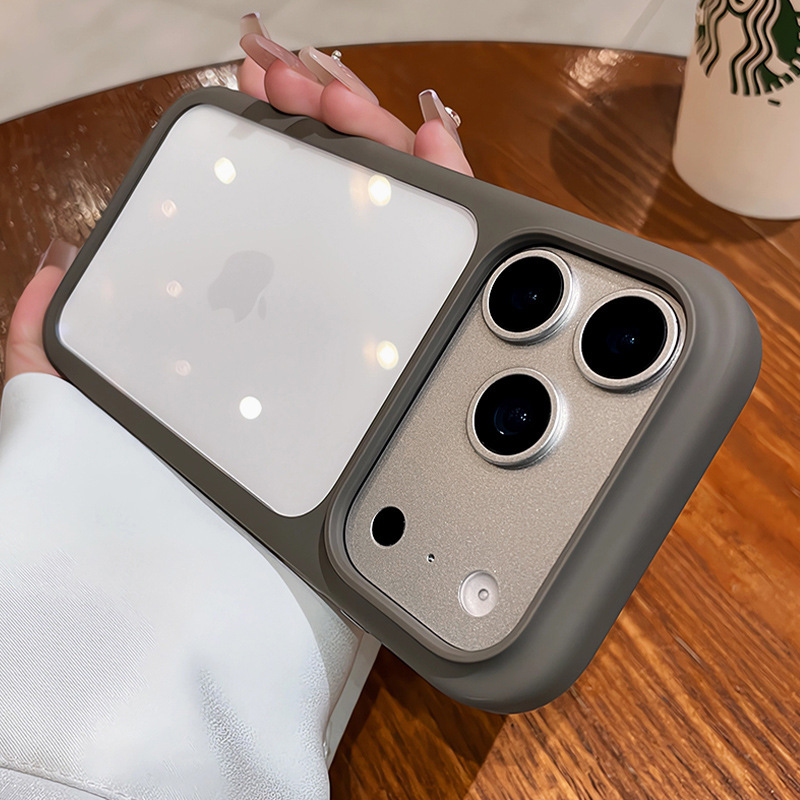 Crystal Arcylic HD Transparent Hard Case with Camera Buttons for iPhone 17promax 17pro 17air 17
