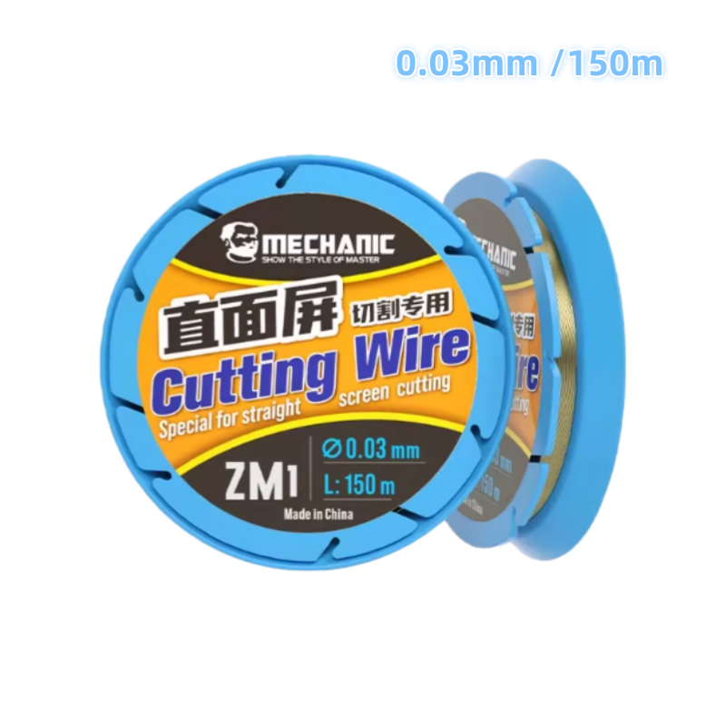Mechanic Ultra Hard Diamond Screen Cutting Wire 0.028 0.03mm Phone Screen Separator Line for iPhone Samsung Edge LCD Refurb