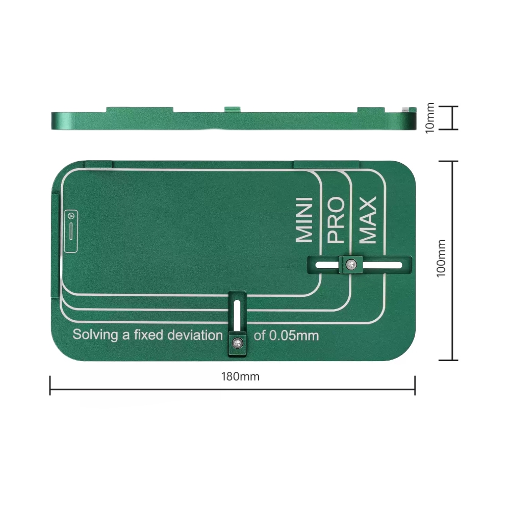 YCS Universal OCA Glass Laminate Mold Align Mould for iPhone 12 12mini 13 13mini 14 15 16 17 17Promax