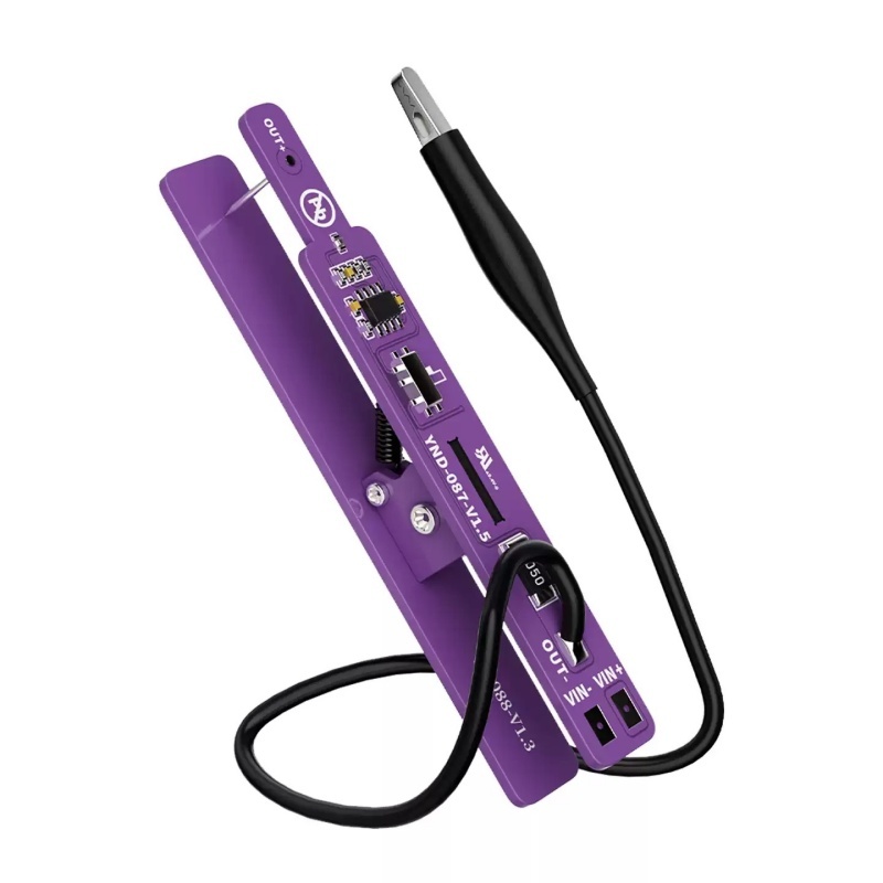 Lanrui M191 Universal Power-On Clip (Battery-Free) for Apple Devices, 17-Pin Connector, Battery Clip, Power Cable Clip, Android