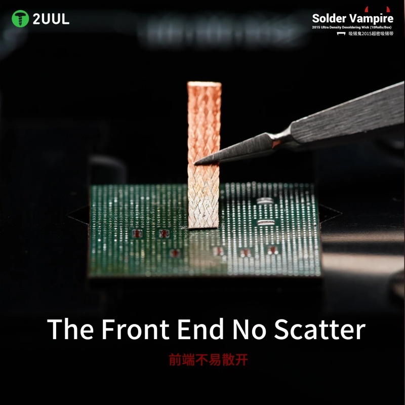 2UUL DW15 Solder Vampire Desoldering Wick 2015 for Motherboard Cleaning Powerful Desoldering Wick