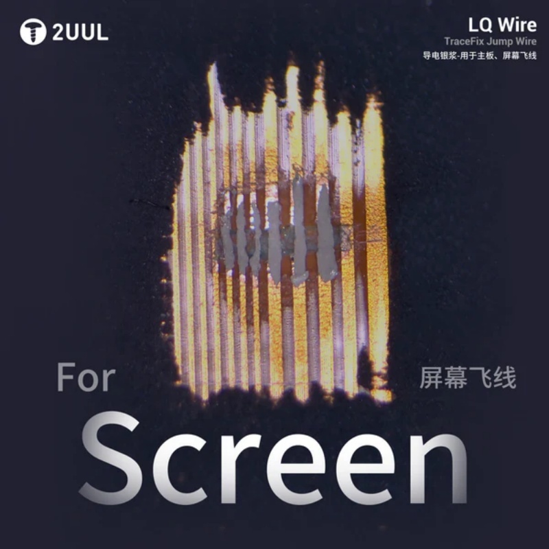 2UUL SC95 LQ Wire Conductive Silver Paste for Mobile Phone Screen Repair for Water Damage Yellowing Circuit Repair Flexible Screen Circuit Conductivity