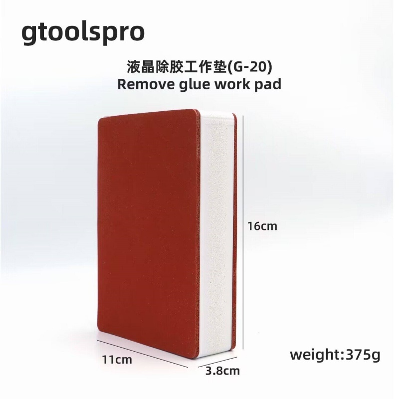 Gtoolspro G-20 Mobile Phone LCD Screen De gumming Workbench Polarizer OCA Dry Adhesive Thickened and Heightened Anti slip Pad for Mobile Phone Screen Repair