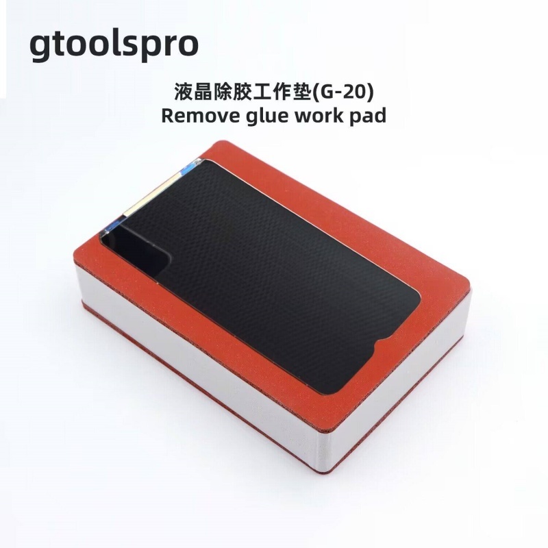 Gtoolspro G-20 Mobile Phone LCD Screen De gumming Workbench Polarizer OCA Dry Adhesive Thickened and Heightened Anti slip Pad for Mobile Phone Screen Repair