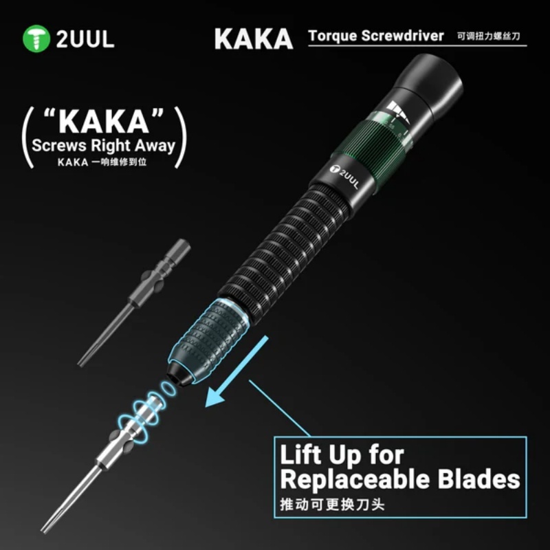 2UUL KAKA AdjustableTorque Screwdriver Designed for Phone Repair