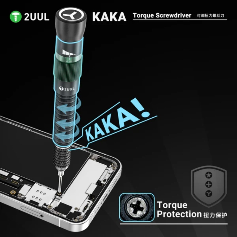 2UUL KAKA AdjustableTorque Screwdriver Designed for Phone Repair