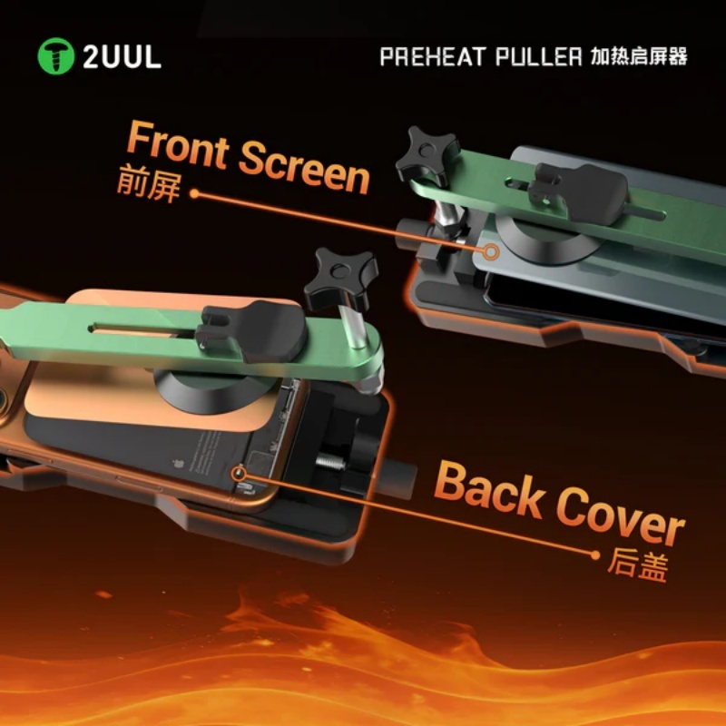2UUL DA10 Preheat Puller Screen and Back Cover Separator for Phone Repair
