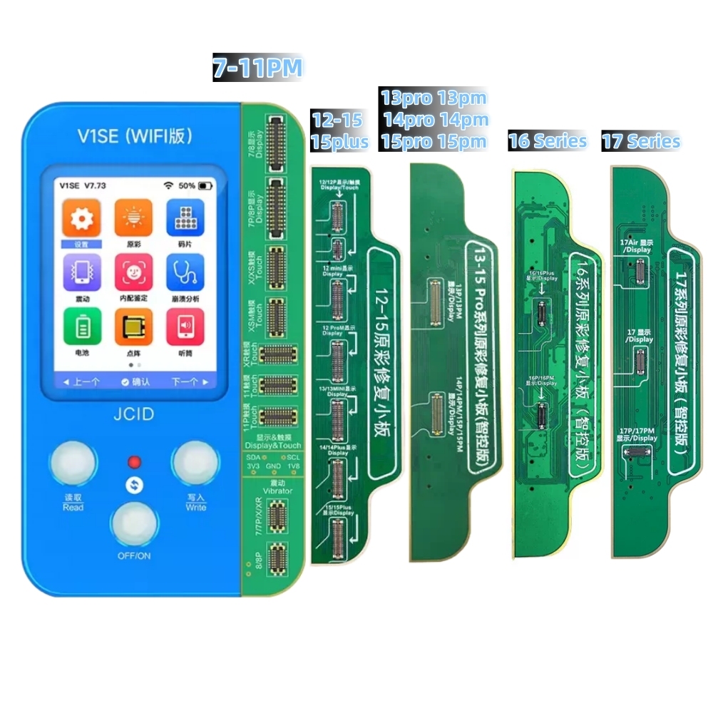 JC V1SE Programmer Screen True Tone Read Write Tool for iPhone 17 16 15 14 13 12 11 X 8 7