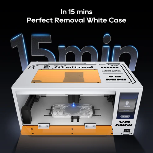 Xwitzeal 7w V8 mini Laser Machine with All Position Mold for iPhone 17 - 8 Back Glass Repair
