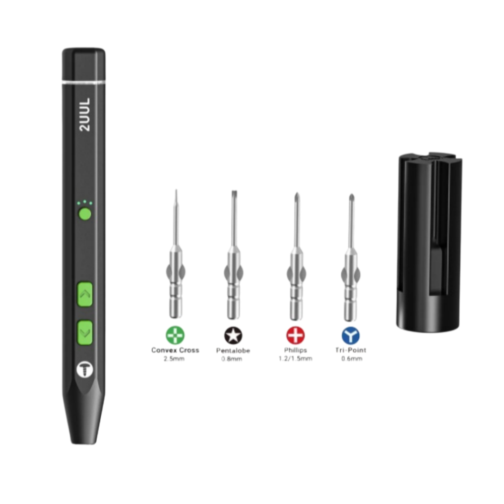 2UUL SD15 Espresso Electric Screwdriver Set Designed for Phone Repair