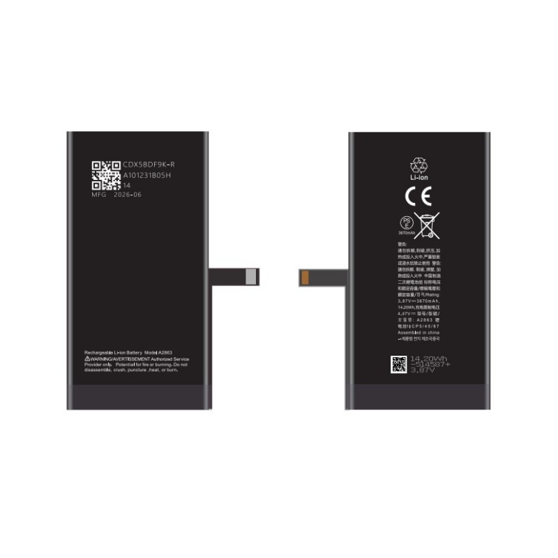 Diagnostic Battery Replacement for iPhone 14 - 3670mAh