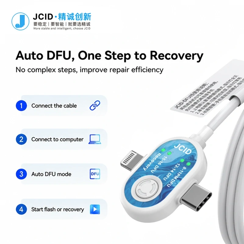 JCID DFU Cable for iPhone and Android