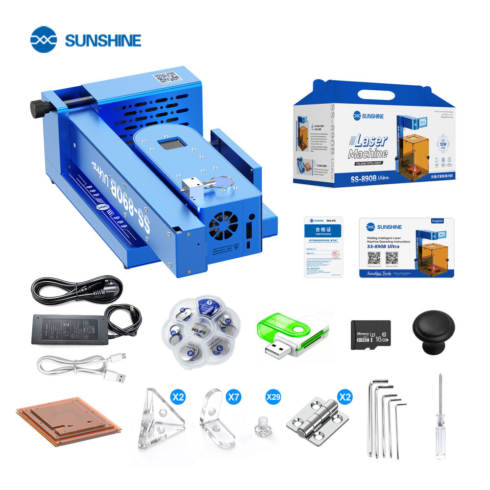 Sunshine SS890B Ultra 10W Laser Machine Auto Focus for iPhone Back Glass Remove