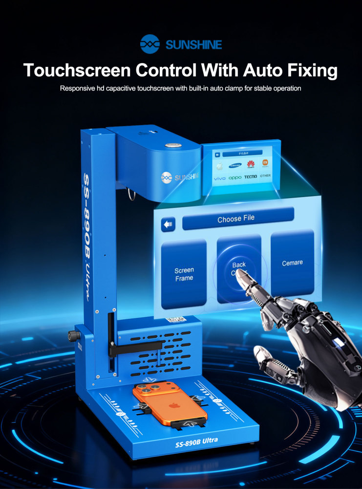 Sunshine SS890B Ultra 10W Laser Machine Auto Focus for iPhone Back Glass Remove
