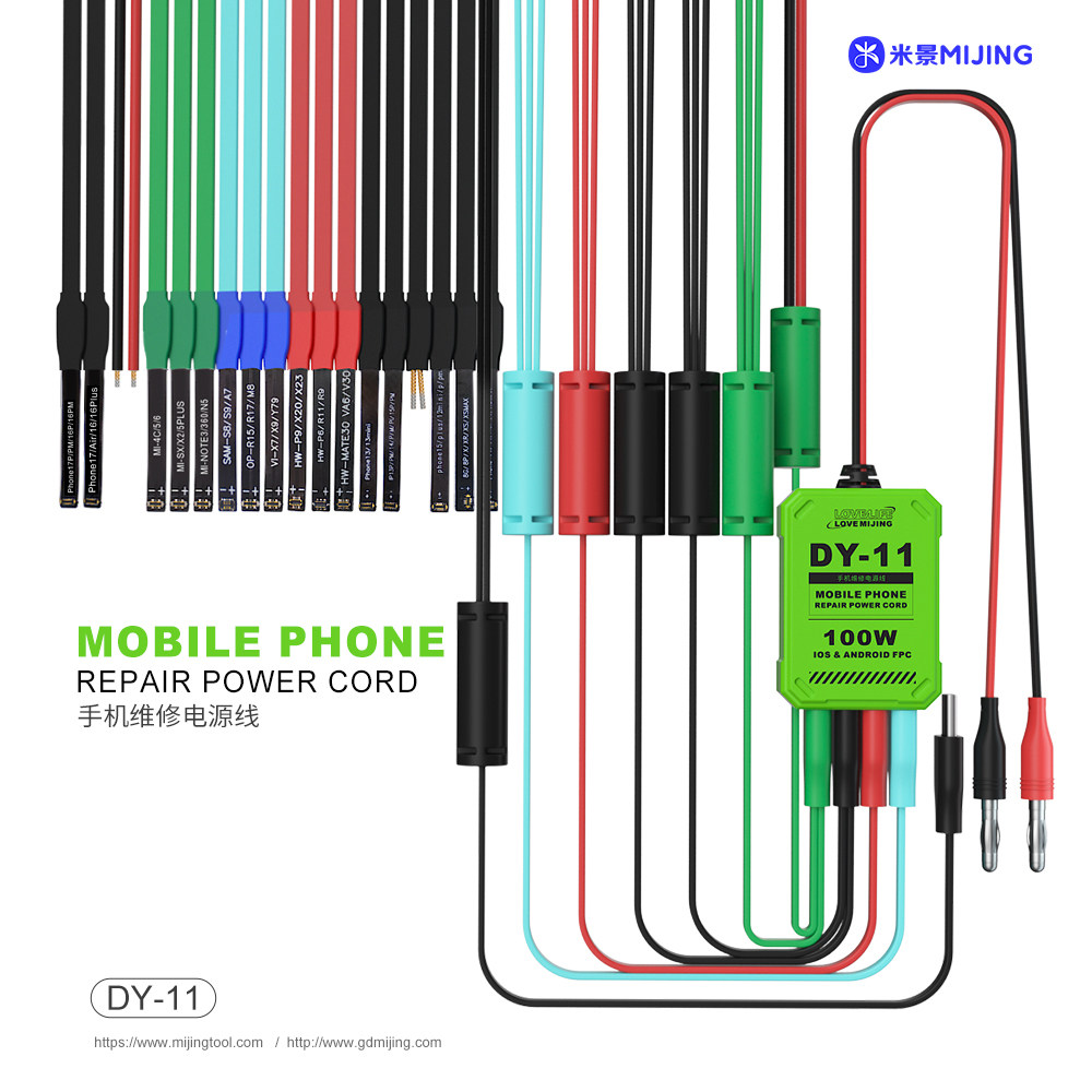 Mijing DY11 Power Supply Cable for iPhone 8 -17PM & Android
