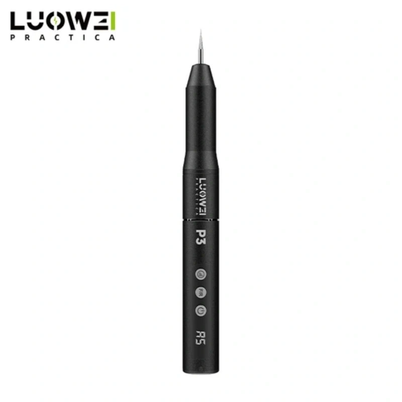 LUOWEI P3 Polish Pen with 8pcs Grinding Drills USB C Rechargeable Grinder for Mobile Phone NAND CPU IC Polishing Tools