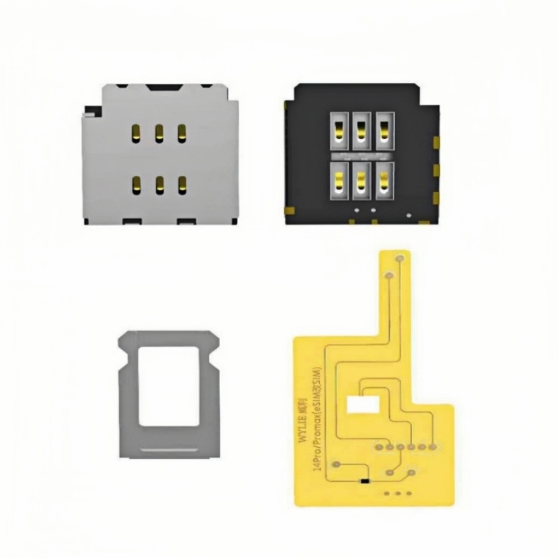 Wylie eSim to sim Adapter Installing Card Slot for USA iPhone 14 14pro 15 15pro 16 16promax