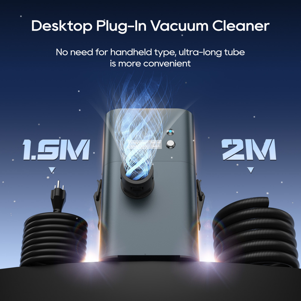 Xwitzeal Desktop Air Dust Cleaner 9000r/min Easy to Clean and Absorb