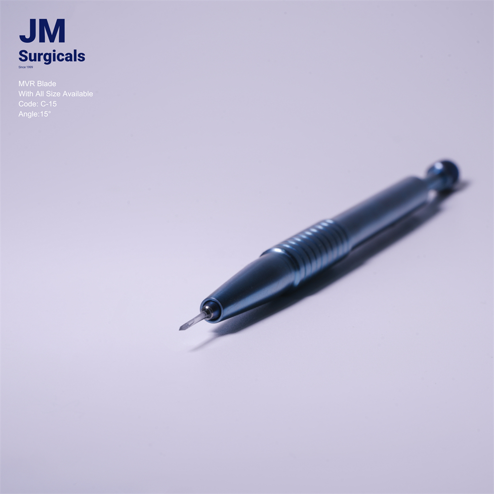 JM Surgicals | Sapphire Surgical Instruments | MVR Sapphire Blade for Ophthalmic Surgery, Model C-15