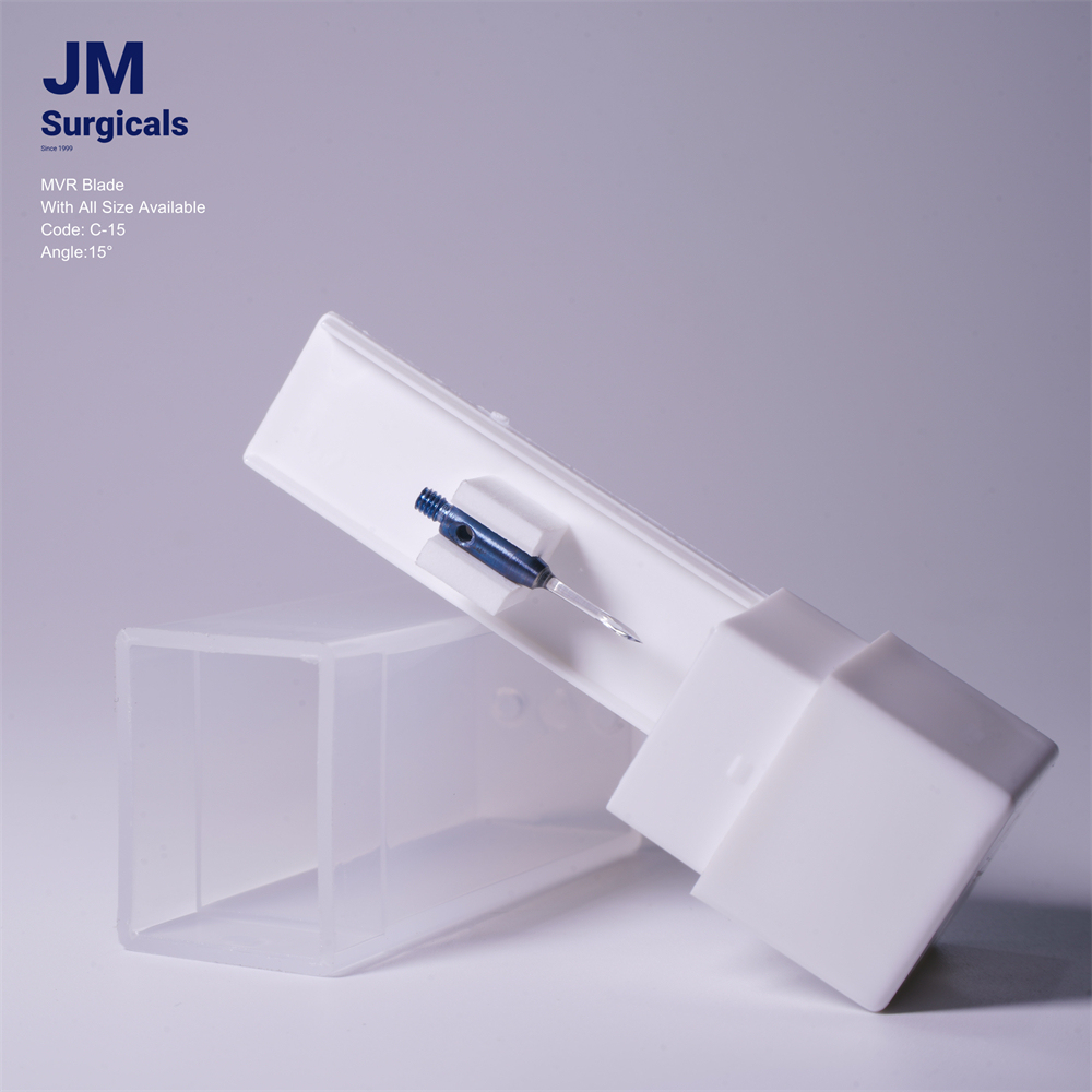 JM Surgicals | Sapphire Surgical Instruments | MVR Sapphire Blade for Ophthalmic Surgery, Model C-15