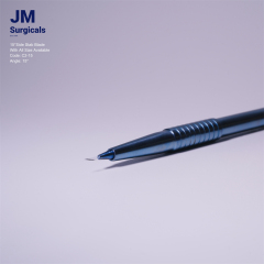 JM Surgicals | Sapphire Surgical Instruments | 15° Side Stab Sapphire Blade for Ophthalmic Surgery, Precision Cutting, Model C2-15