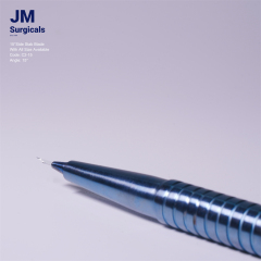 JM Surgicals | Sapphire Surgical Instruments | 15° Side Stab Sapphire Blade for Ophthalmic Surgery, Precision Cutting, Model C2-15