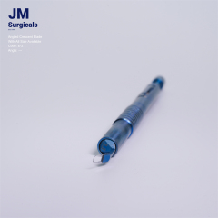 JM Surgicals | Sapphire Surgical Instruments | Angled Crescent Sapphire Blade, Precision Cutting Tool, Model E-2