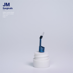 JM Surgicals | Sapphire Surgical Instruments | Angled Crescent Sapphire Blade, Precision Cutting Tool, Model E-2