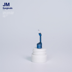 JM Surgicals | Sapphire Surgical Instruments | Angled Crescent Sapphire Blade, Precision Cutting Tool, Model E-2