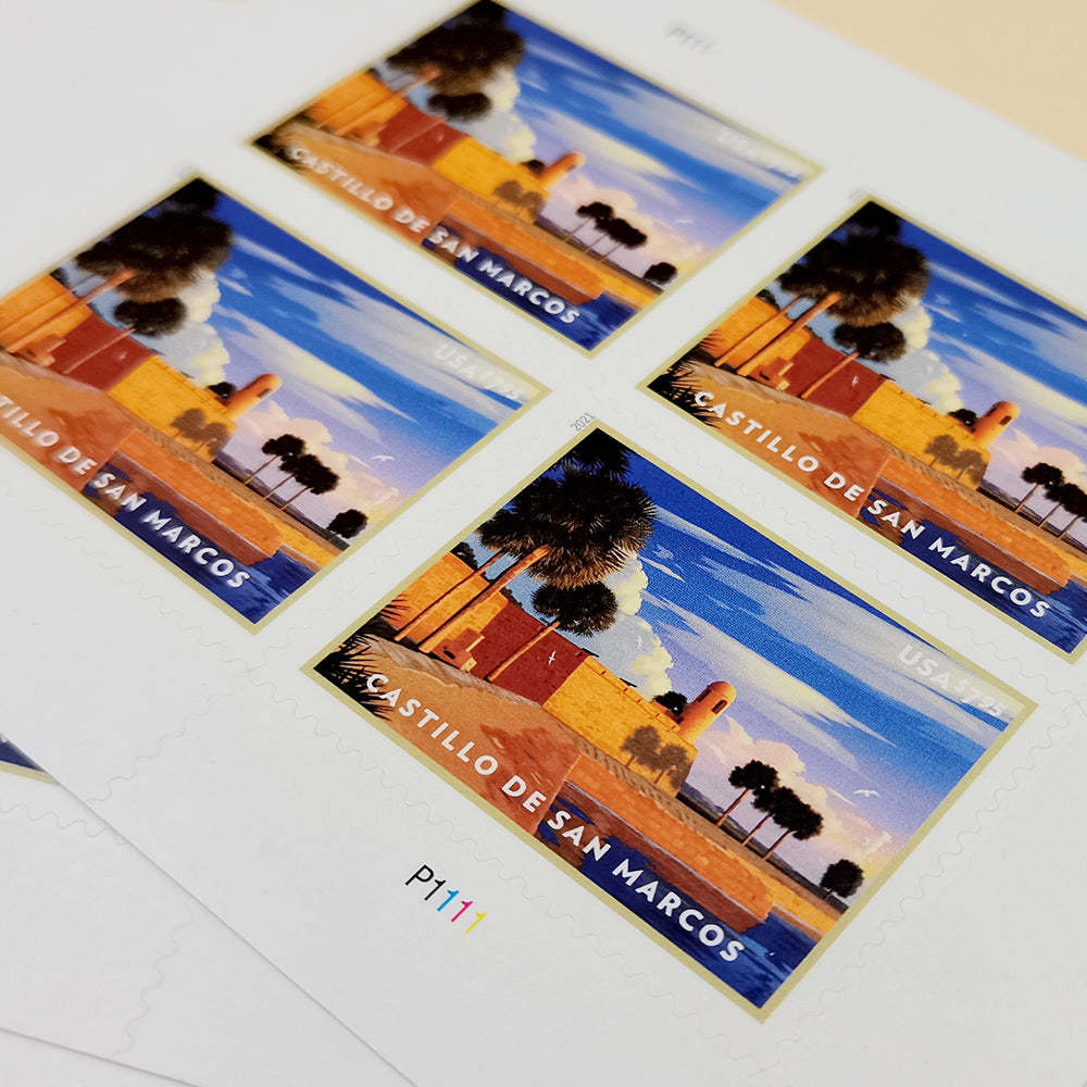 2021 US Castillo De San Marcos Stamps