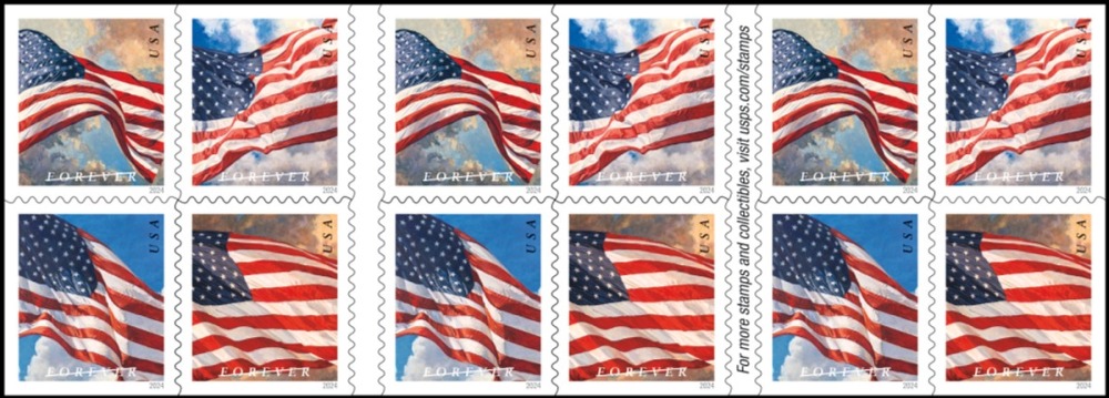 2024 Flag Forever Stamps Sheets Booklets