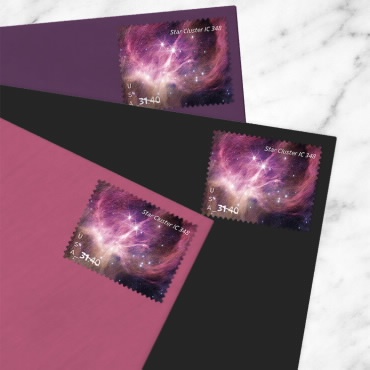 Star Cluster Stamps, Sheet of 4Priority Mail Express Stamp
