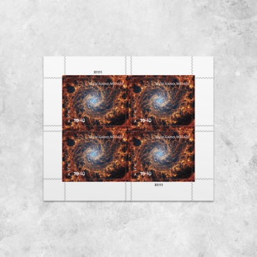 Spiral Galaxy Stamps, Sheet of 4Priority Mail Stamp