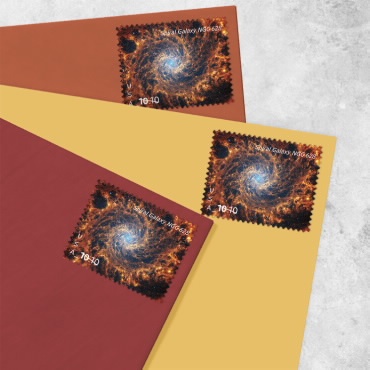 Spiral Galaxy Stamps, Sheet of 4Priority Mail Stamp