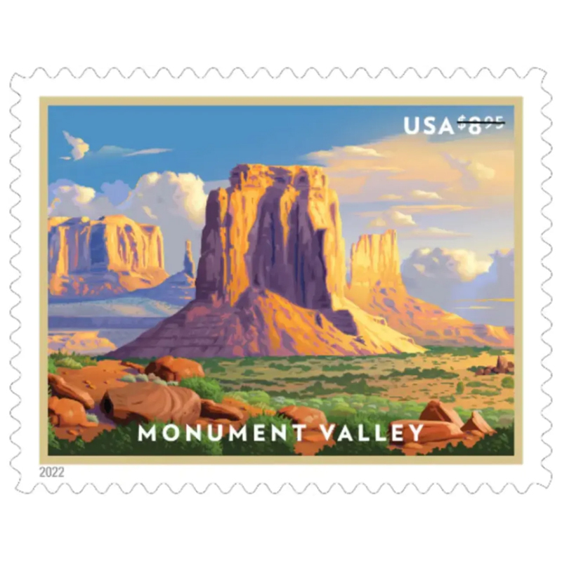 2022 Memorial Valley Priority Stamp  4 Priority Mail Stamp
