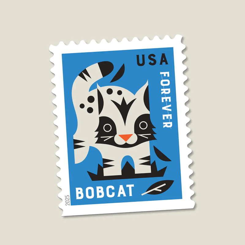 2025 Baby Wild Animals Stamps, Booklet of20