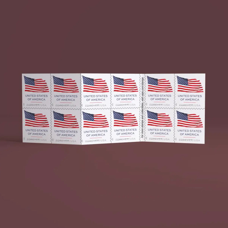 2025 U.S. Flag sheets Forever Stamps