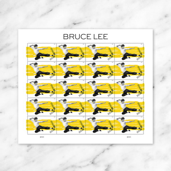 2026 Bruce Lee Stamps, Sheet of 20