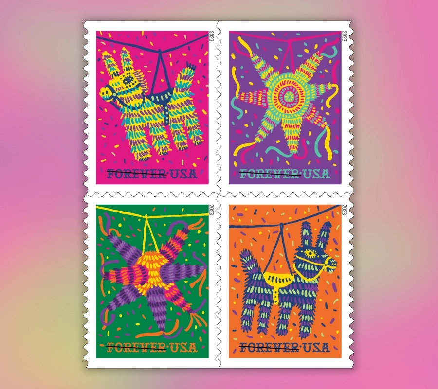 2023 2023 Pifiatas Forever First Class Postage Stamps