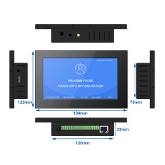 PWB03H Ticketing access controller  7inch Screen Access Controller Scene Display Turnstile Control Board