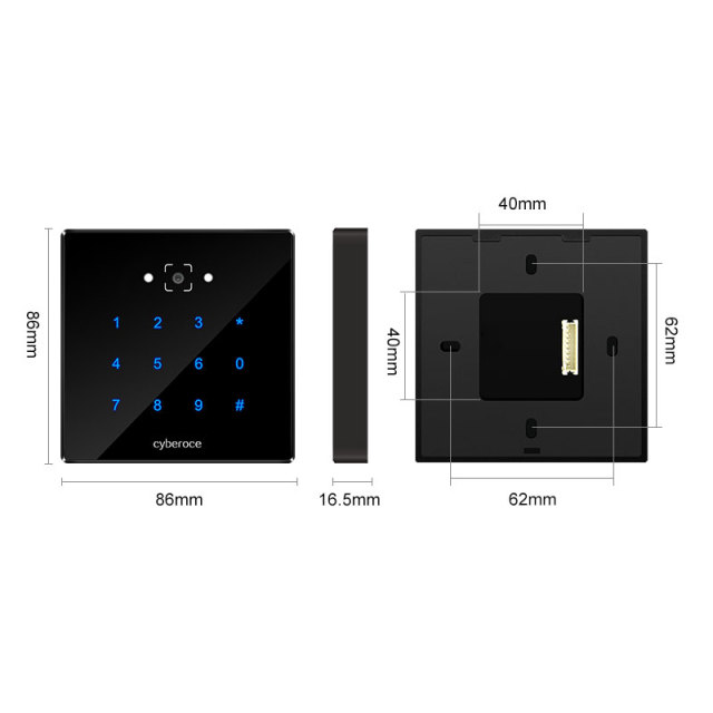 C6 QR code access control reader.