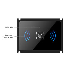 C7F QR code access control reader.