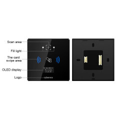 CR06EU 86size QR Code Access Control RFID TCP Multi-Func Smart Reader and access Control