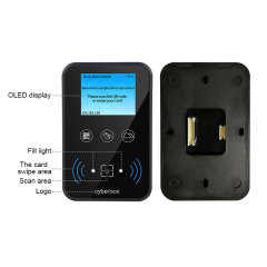 CR07EU QR Code Access Control System High Definition Screen Multi-Func Smart Reader and access Control